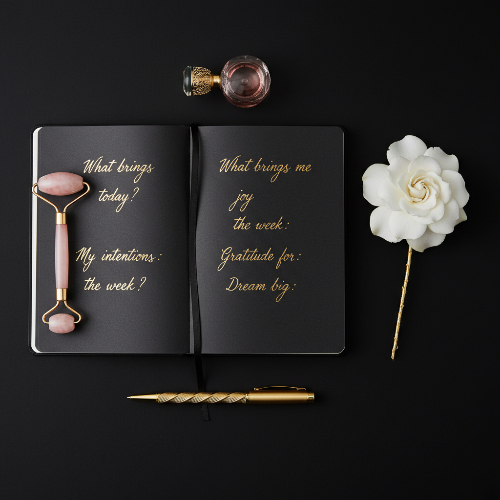 Curated flat lay — only what belongs